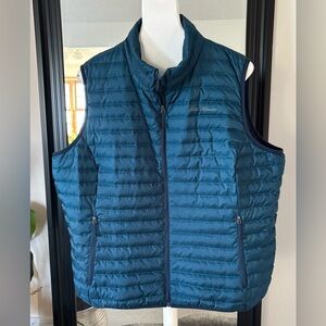 EDDIE BAUER Teal Down Puffer Vest